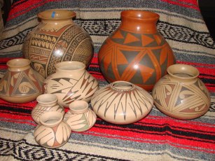 Mexican
                      pottery