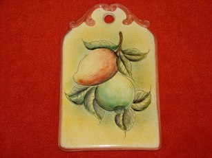 Mayolica butter tray