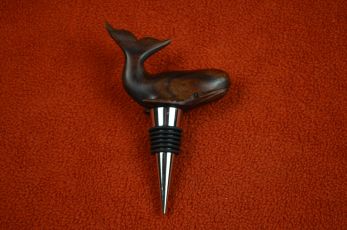 Whale wine stopper